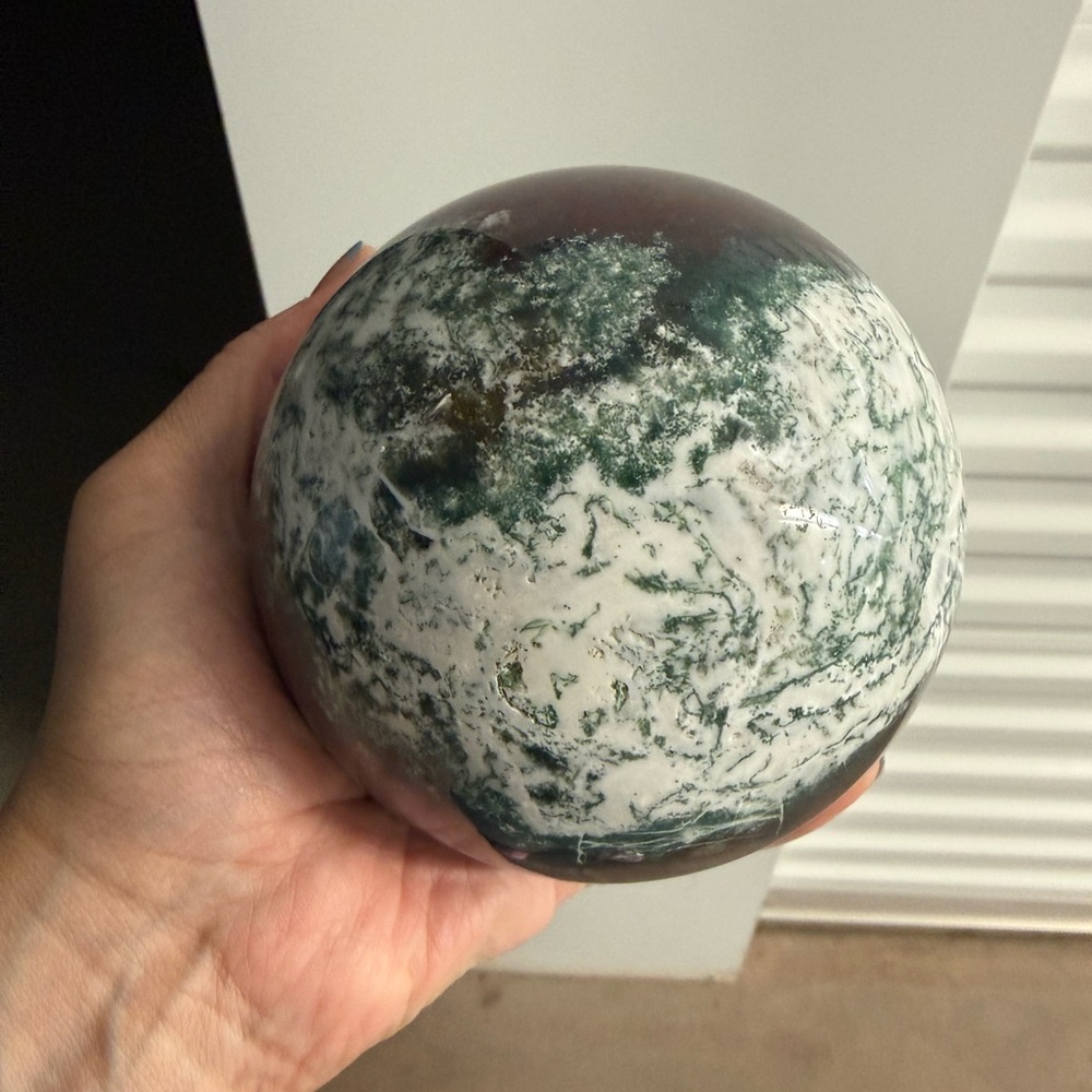 Moss Agate Sphere